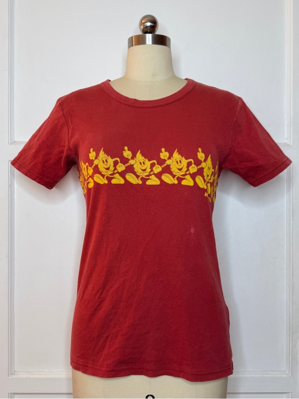 Hysteric Glamour red flame tee